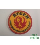 Ruger Arms Makers Patch - 3 Inch Diameter
